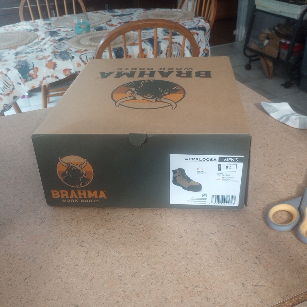 Brahma Men's Appaloosa Work Boots - Brown